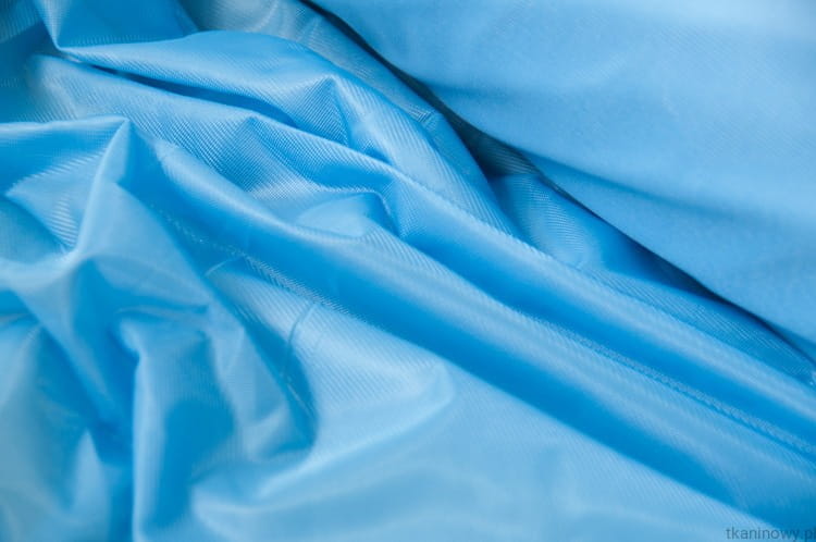 Fabric smooth knit dederon blue