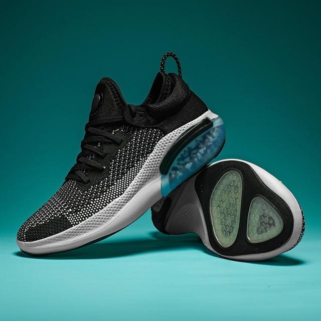 

Кроссовки мужские, летние на воздушной подушке, спортивная обувь с дышащей сеткой, теннисные кроссовки, модная обувь с мягкой подошвой, уличная женская обувь 46