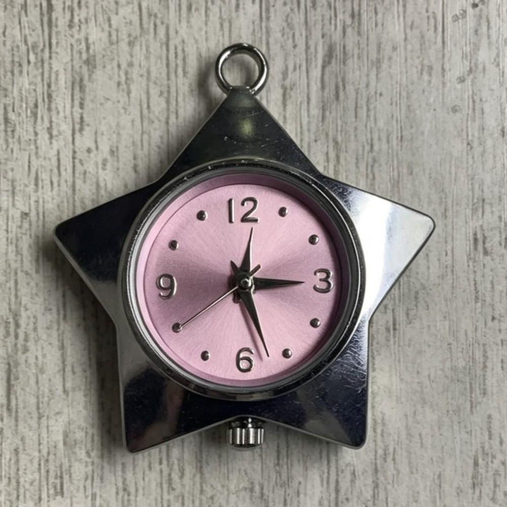 Star Design Pocket Watch Pendant Retro Style Pocket Watch Gift Keychain Ornaments Gift Giving