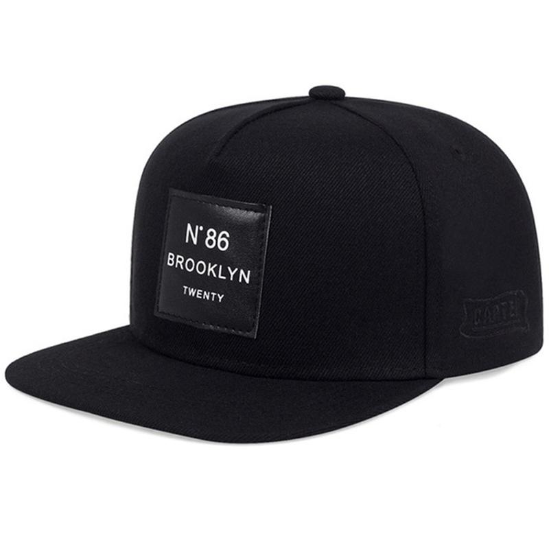 New Trendy N86 Printed Men'S Fashion Baseball Hat Street Hip Hop Hat Women'S Outdoor Sunscreen Sunshade Hat Flat Edge Hat