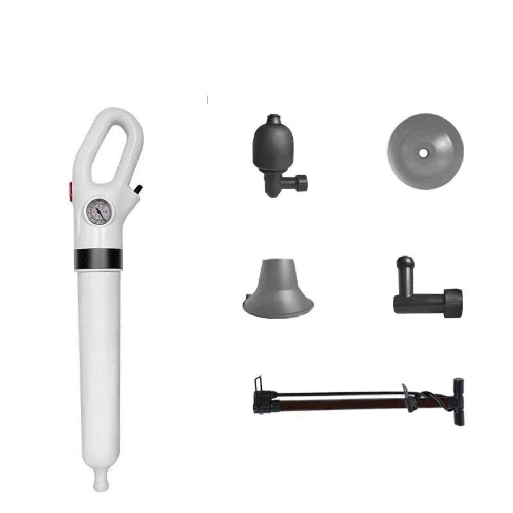 

Pipe Plunger Sewer Pipe Unblocker with Barometer Drain Unclogging Device Bathroom Accessories Set 3