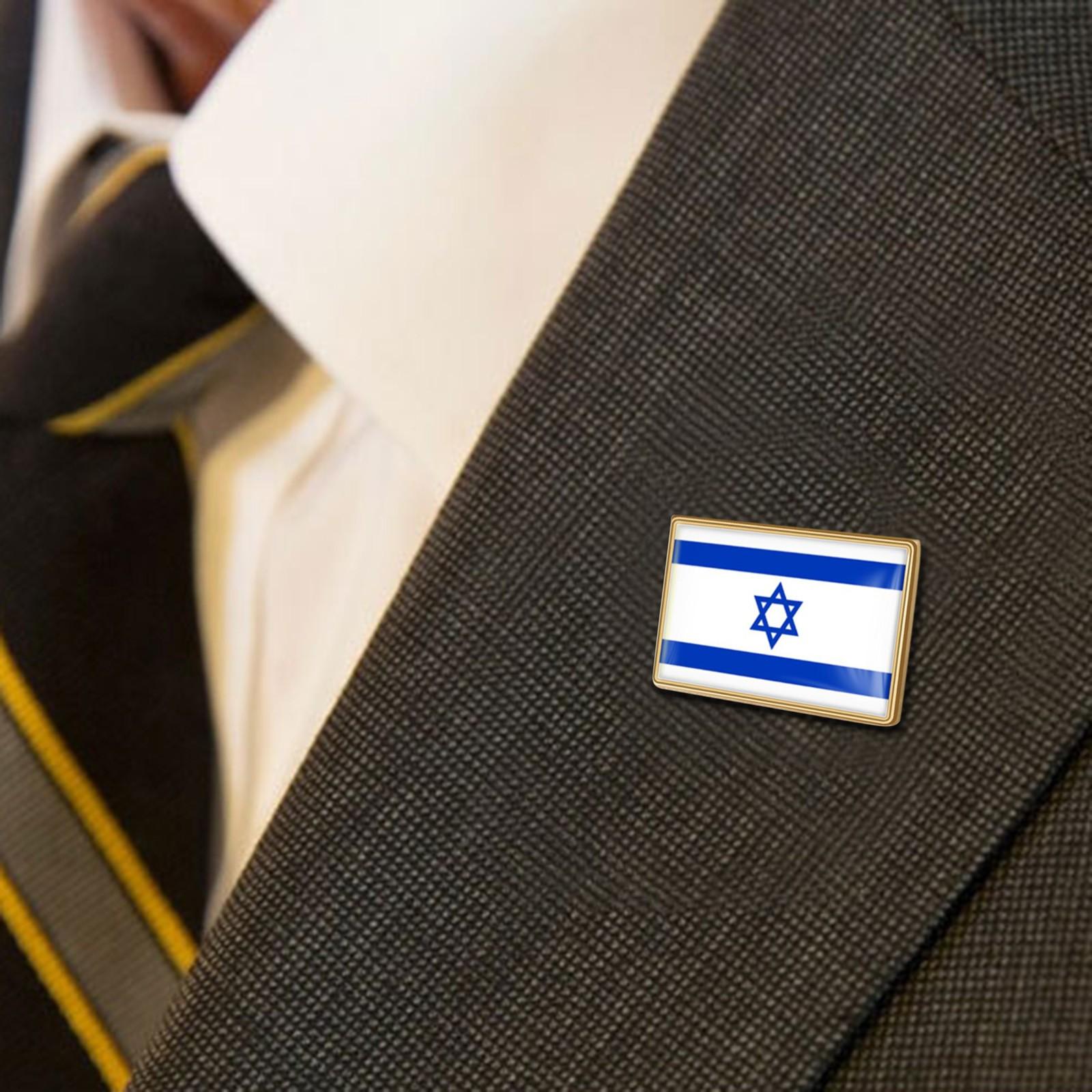 

Lsrael Flag Pin Pin Brouch Badge Bind Pin One Size