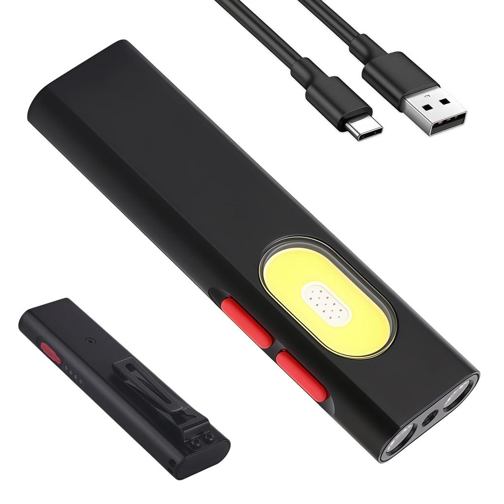 BUPVIOOD Work Handheld 1000 LED Emergency Lighting with Easy for Outdoor Activities Like Emergency Nighttime and Work High-Brightness Light,