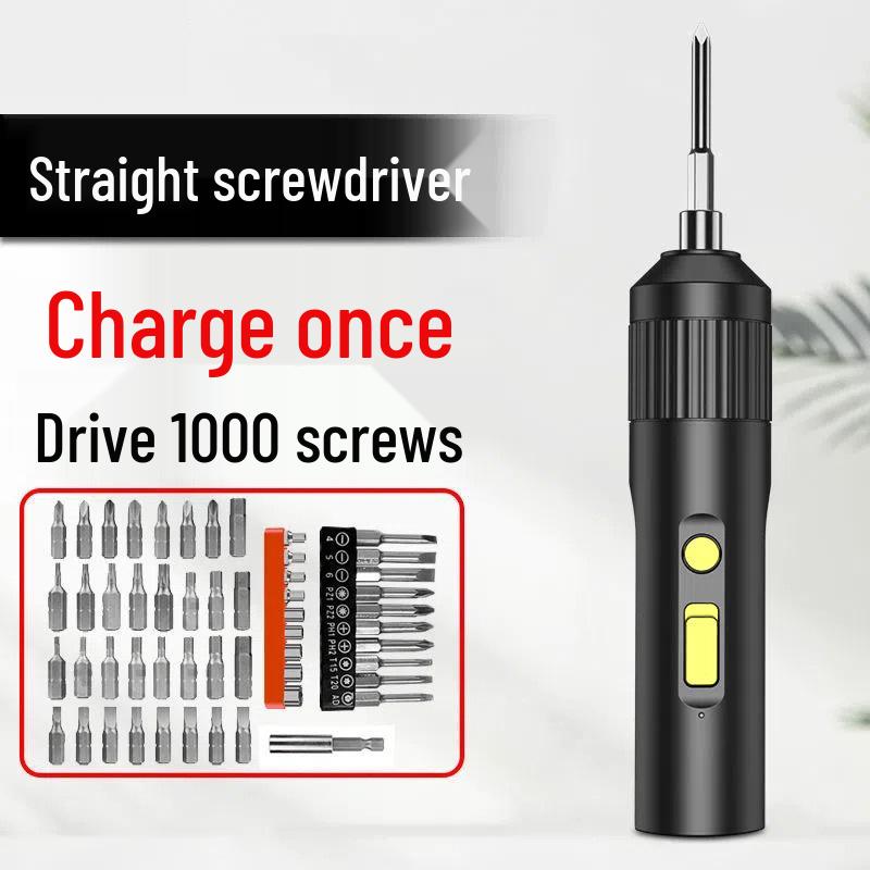 Rechargeable Mini Electric Screwdriver Drill - Fully Automatic, Household Compact Tool