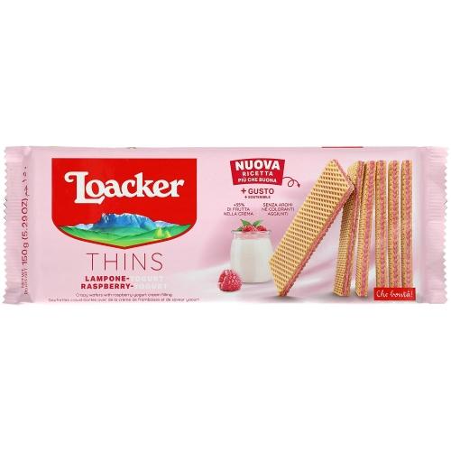 Loacker Wafer Thin Raspberry-Yogurt 150G