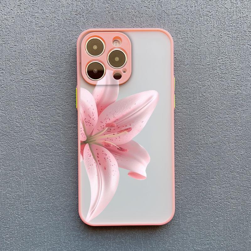Lily Orchid Flower Bloom Luxuriantly Phone Case For iPhone 15 16 14 Pro Max Plus 13 12 Mini 11 Pro Max XS XR X 7 8 SE2 Covers