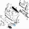 Mercedes-Benz W166 GLE300 Frontstoßfänger Zierteile - 2928854722, 2928854822