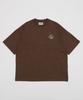 WEGO Men's Short Sleeve T-Shirt, Lamé Graphic Tee, Summer Casual Top, Brown, Size M