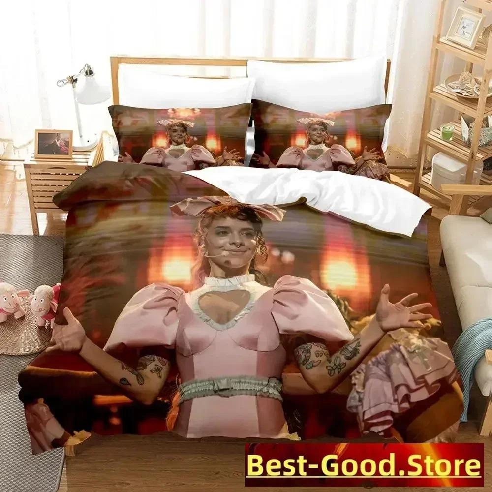 2023 Sexy Singer Melanie Martinez Bedding Set Duvet Cover Sheet Printed Pillowcase Bed Full Queen King Size Comforter Bedroom
