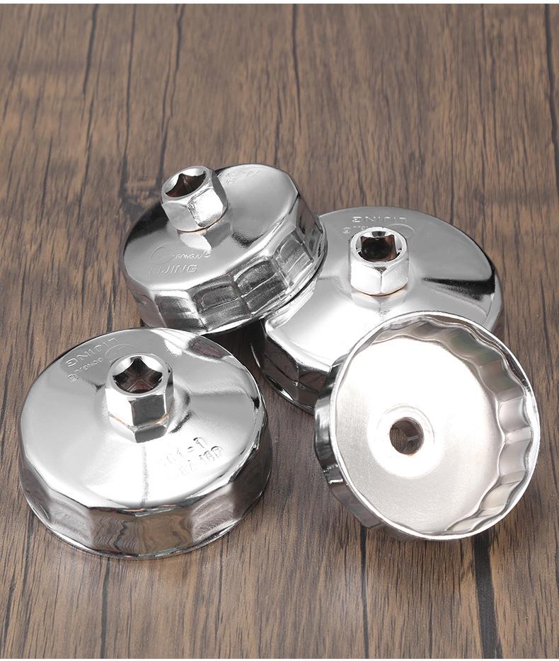 Cap-Style Oil Filter Wrench Tool for Easy Installation and Removal