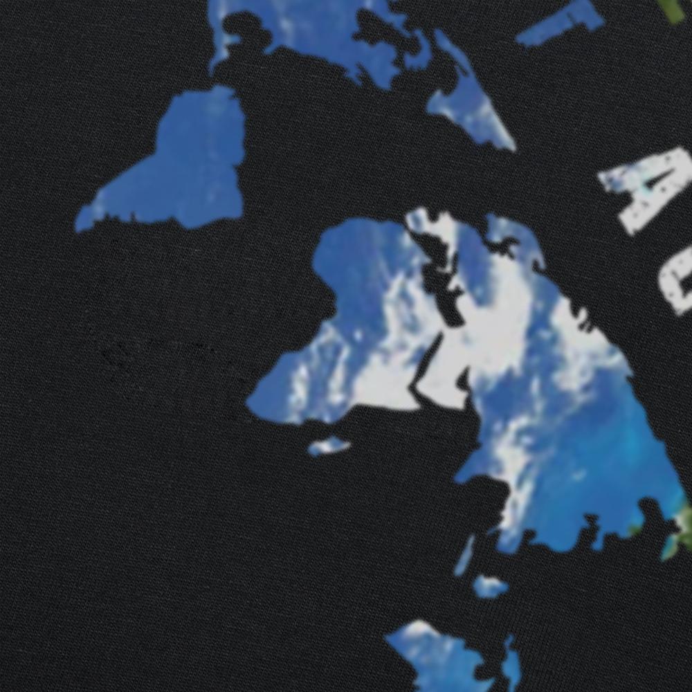 Lustige Make Earth Flat Again Grafik 100% Baumwoll-T-Shirts Herren Damenmode Lässiges T-Shirt Locker Übergroß Streetwear T-Shirt