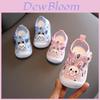 Baby Girl Summer Canvas Soft Sole Toddler Shoes With Antislip Cartoon Design For Crawling And Walking