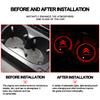 MGHK6 1/2Pcs Led Lights Car Coaster Luminous Water Cup Anti-slip Mat For Citroen Picasso C4L C-ELYSEE Berlingo C3 C5 Aircross Xsara