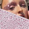 3D Strass Gezichtstattoo Stickers Voor Festival Glitter Make-up Sieraden Sticker Op Gezicht Kristallen Edelstenen Juwelen Diamanten Decoratie