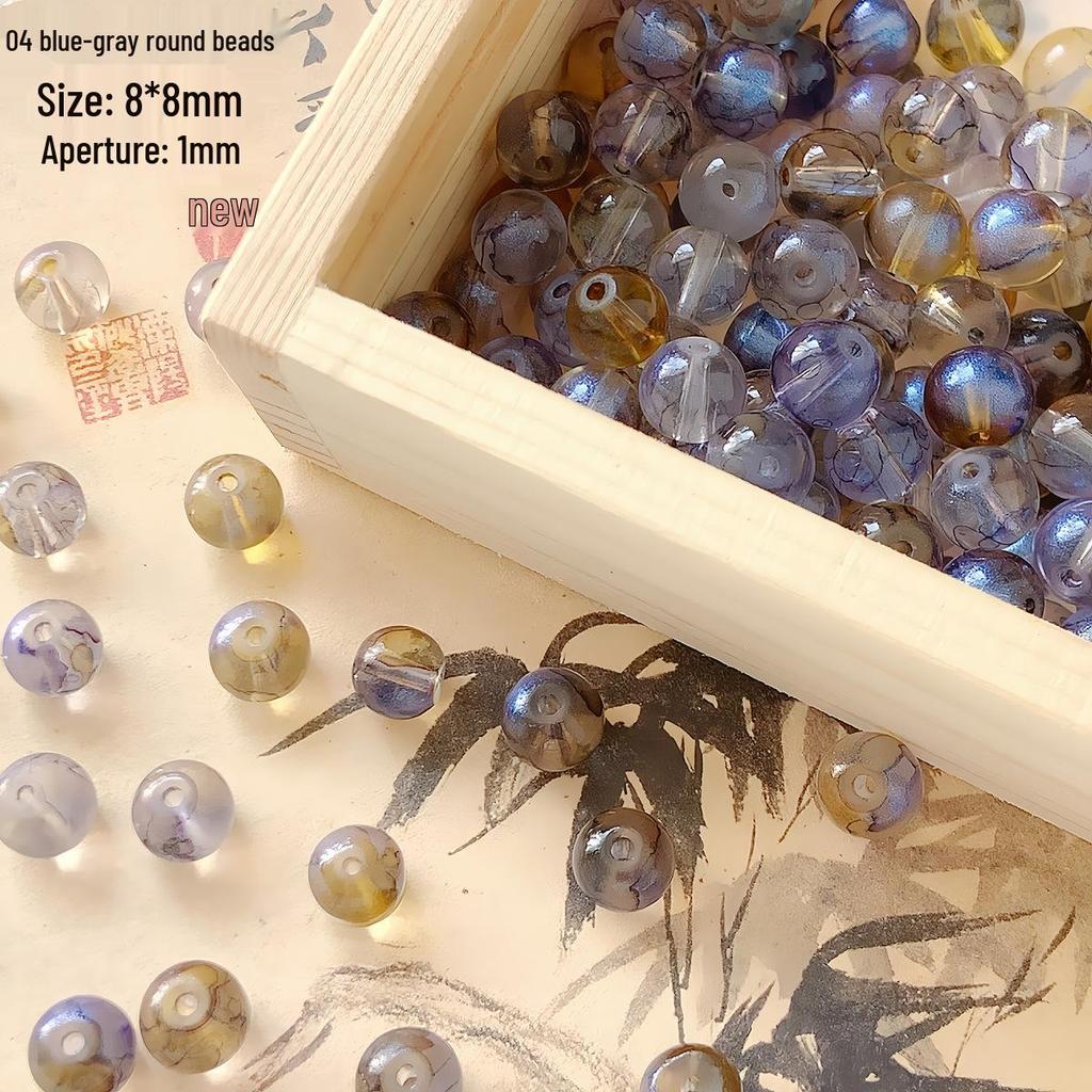 Chinese Bamboo Lampwork Spacer Beads for DIY Jewelry