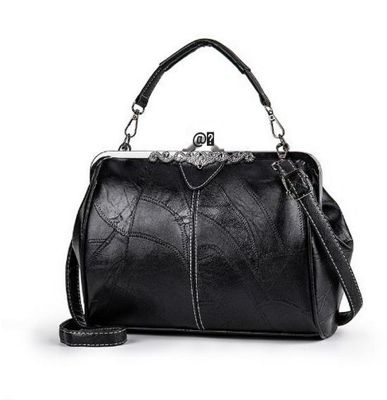 

Модная женская сумка-клип кроссбоди 2023: Масло кожа европейского и американского стиля, модный испанский дизайн чёрный