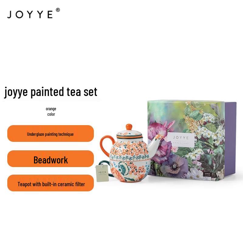 JOYYE Hand-Painted Ceramic Tea Set