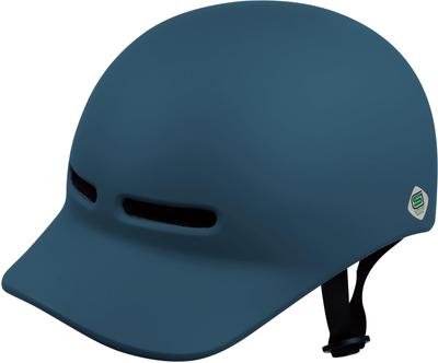 TRADE ONE Fahrrad für Grundschüler mit Größenanpassungsfunktion, Schulprüfzeichen und matt marineblau 60188 Helm, Erwachsene, [SG]