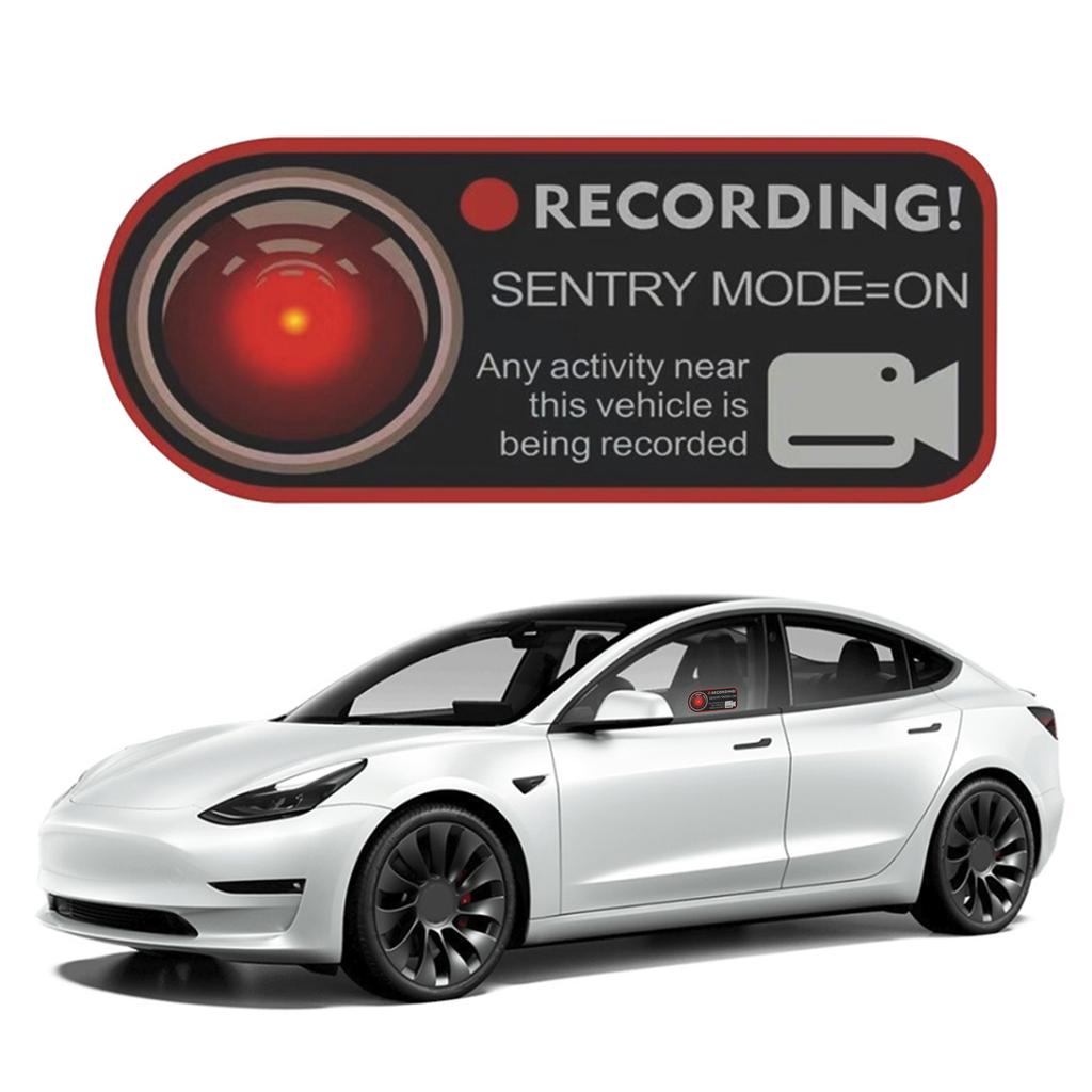 Alert System Car Sticker with Remote Mobile Monitoring Waterproof Car Decal with Intelligent Surveillance for Car Safety
