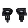 2pcs Suitcase Wheels Replacement for Z94 Mute Shock Absorption ABS Universal Rotation Casters Spare Parts