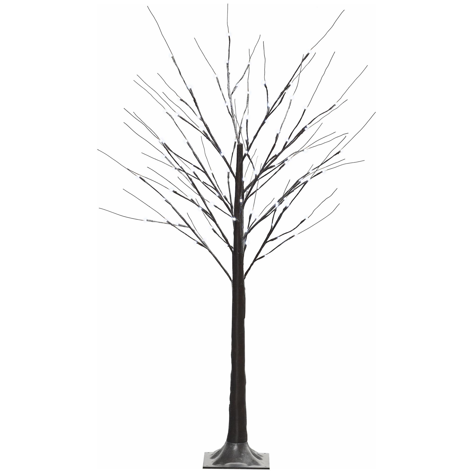 Artificial birch with LED lighting, 96
