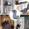 Factory E-Coating Black Carbon Steel S Hook S Shape Hanging Hook for Cloths and Kitchen Ware