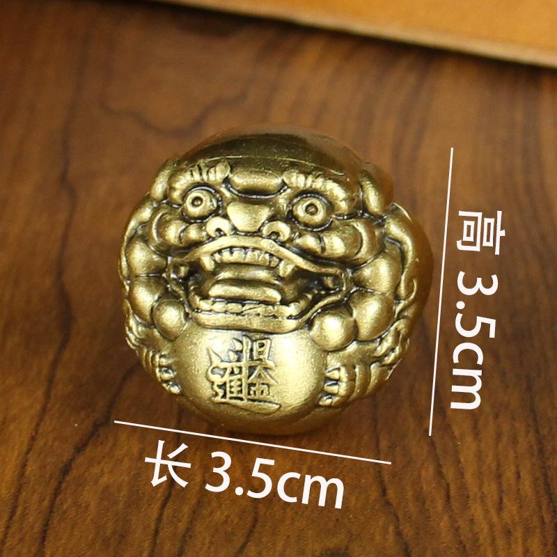 

Ежедневные инвестиции в золотой Пиксю ручка для руки, фитнес для пальцев для пожилого человека, креативное медное изделие, подарок медная статуэтка Пиксю