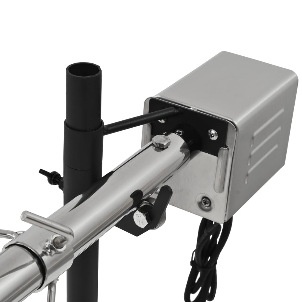 Automatický rošt s motorem Nerezová ocel 207*45*81 cm