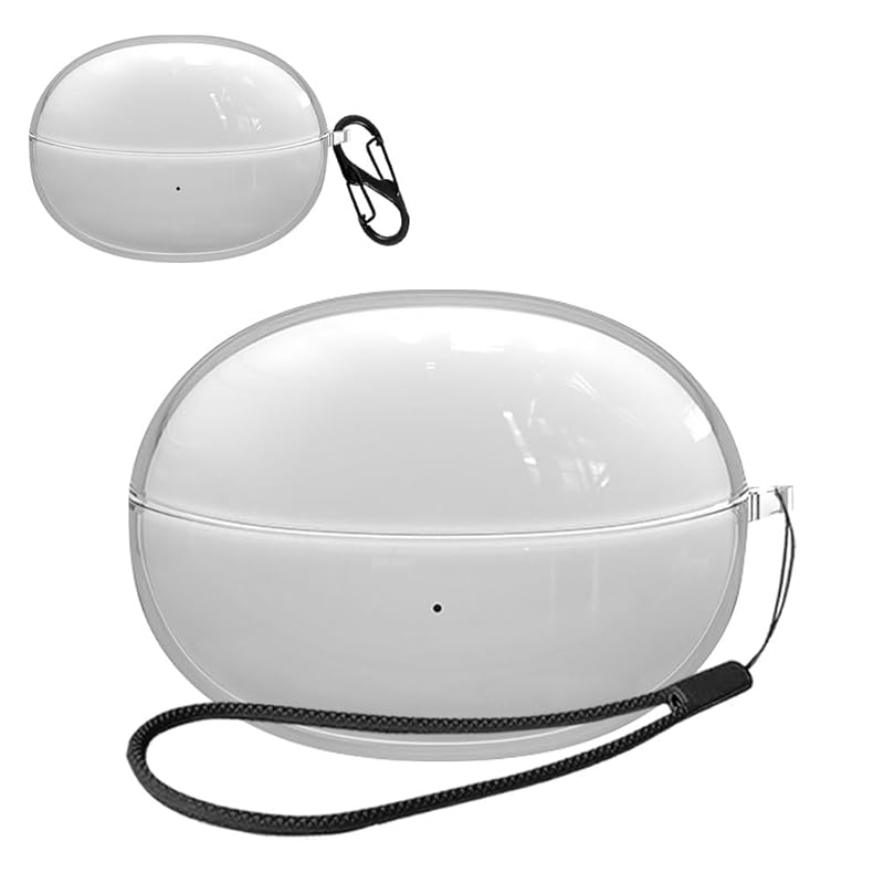 

For QCY Crossky C30 case [HVUYAL] transparent lightweight TPU material Charging compatible Leave it on Equipped with a hook to prevent loss Scratch