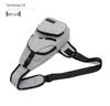 Men's Multi-layer Crossbody Chest Bag with USB Data Cable for Outdoor Carry-ons