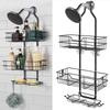 Rectangular Dismantling 3-layer Bathroom Basket That Can Be Hung On Walls and Behind Doors