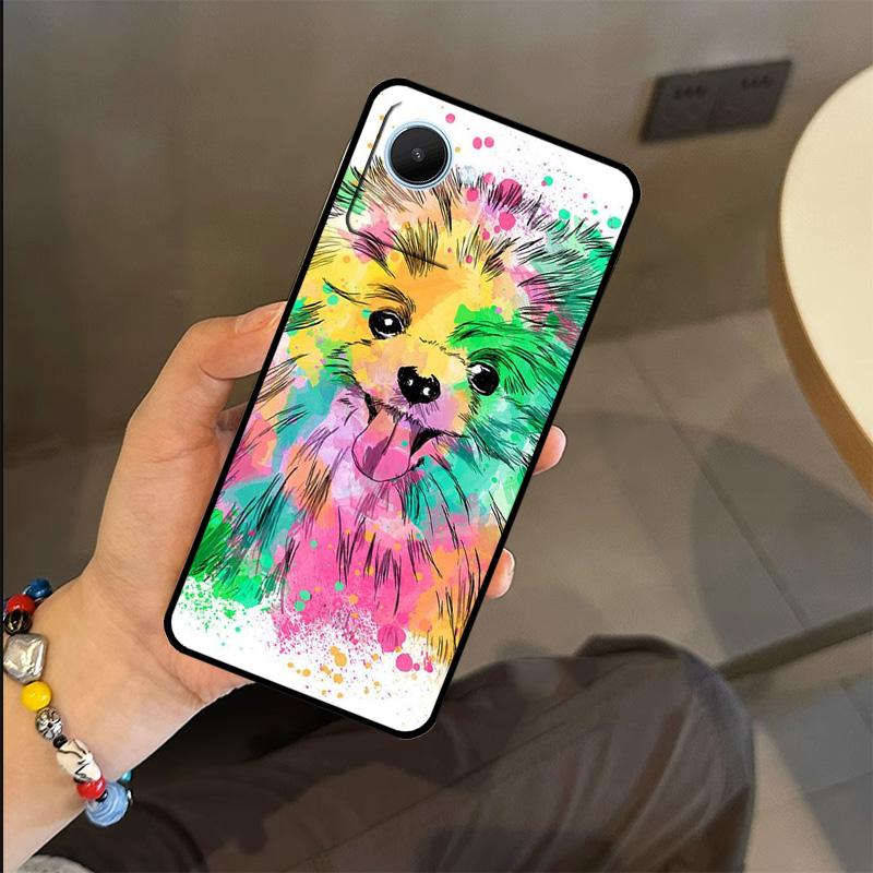 

Pomeranian Dog Case For Realme C71 C75 C55 C51 C53 C25 C63 C61 C65 C67 GT6 GT7 Pro 11 12 13 14 15 Pro Plus Realme C53