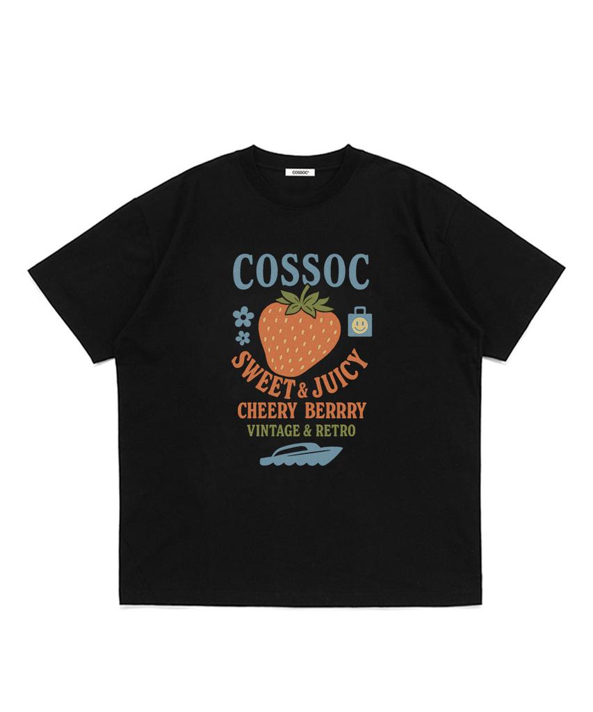 Koso Juicy Retro Short Sleeve T-Shirt (Light Grey)