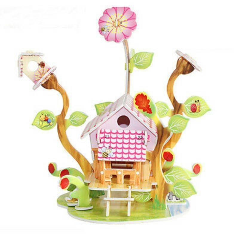 Kids 3d Puzzle Paper Diy Creative Building Toy Intelligent Learning Game