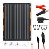 FlexSolar Car Solar Panel Trickle Charging 20W Portable Solar and IP68 OBDII Solar Panel for Car Marine and Charging and Maintenance Kit, 12V,