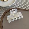 1pc Korean version gold standard wisp empty square high-end sense vinegar grip clip hair accessories hair clip for women