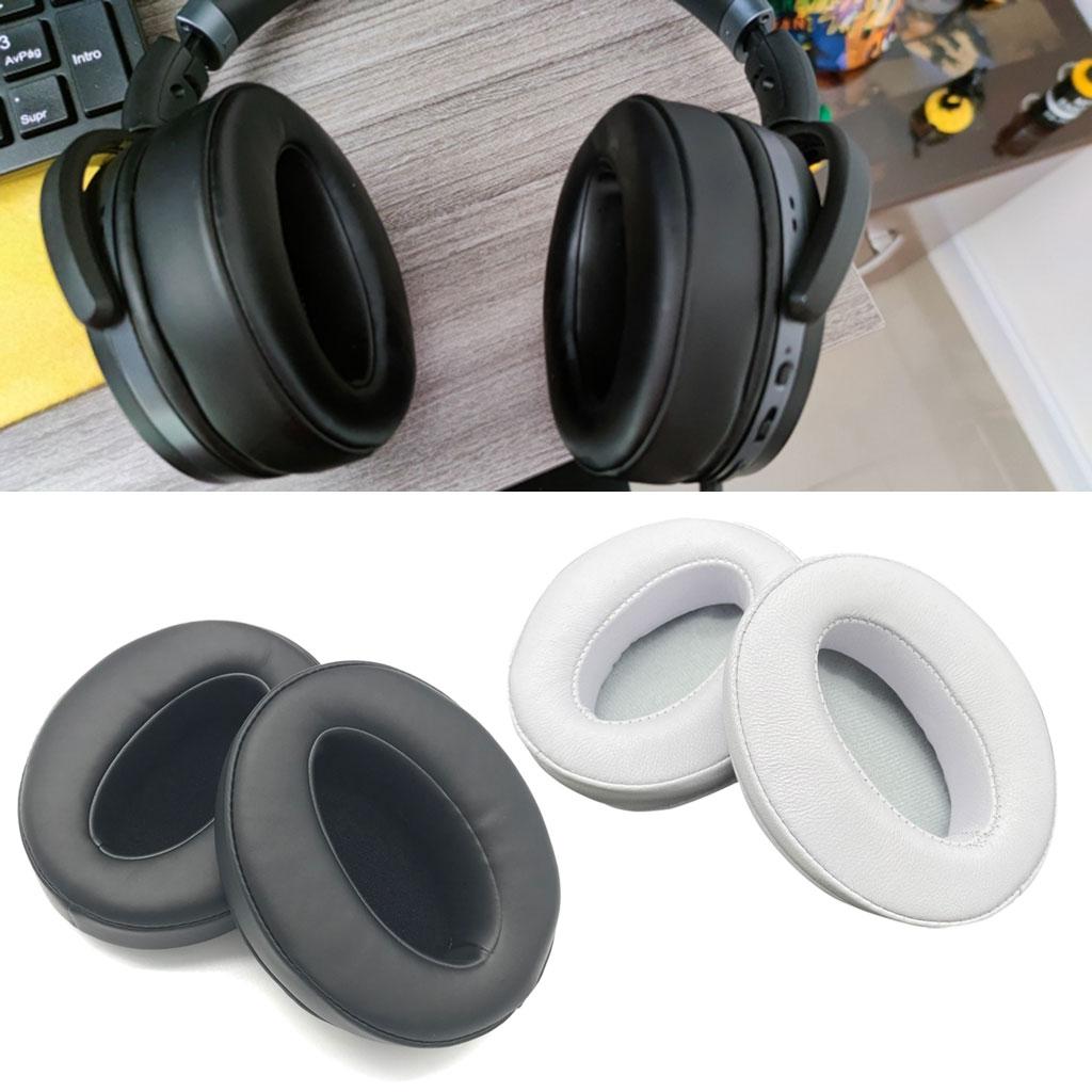 Qualified Replacement Leather Ear Pads Repair Sponge Cover Compatible with HD4.50BTNC HD4.40BT HD4.3 Soft Sponge Cushion
