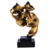 Elegant Living Room Decoration Kiss Couple Accessories Lovers Statue Resin Figur