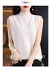 Cross-Border Sleeveless Half-High Collar Women's Slim Knit Camisole - Summer Style Pullover