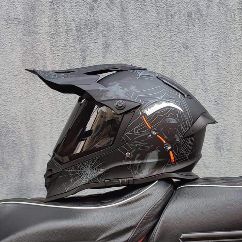 

Мотоциклетный шлем ATV Мотоцикл для бездорожья Даунхилл Кросс Capacete Da Motocicleta Cascos Мотокросс Внедорожный шлем с линзой XL