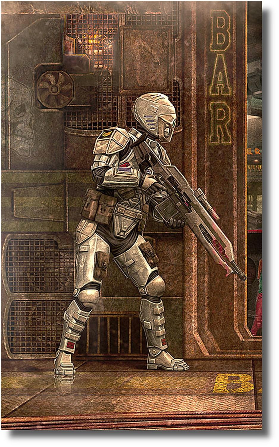 

Master Box 1/24 Scale Plastic Model Kit MB24054: Strange Allies at the End of the Universe Series 1: Special Forces Soldier Tiberius Tighe