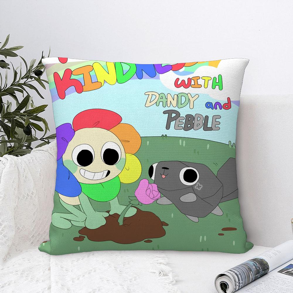 Game D-Dandys World Pillow Case Sofa Decorative Home Double-sided Print Plush Square Throw Pillow Covers Cushion Decor Cover