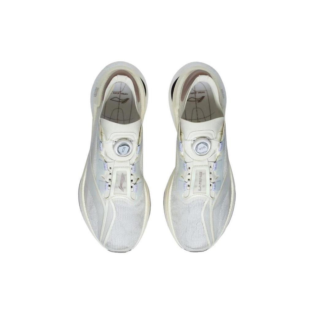 Li Ning Shadow 1.0 Comfortable Cushioning Slip Resistant Abrasion Resistant Low top Running Shoes Unisex White Gray ARRT013-3