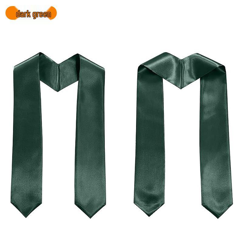 European & American Graduation Stole with Custom Embroidery or Heat-Printed Logo