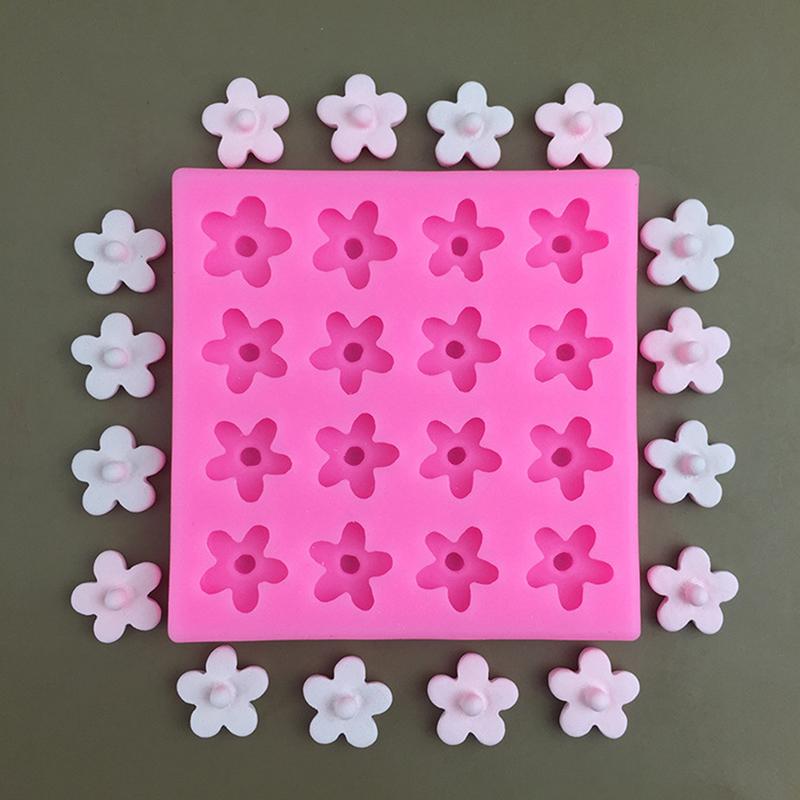 Blumen Kirschblüten Silikonformen DIY Fondant Kuchen Dekorationswerkzeuge Harz Ton Schokoladenformen Küchen Backform
