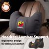 Car Headrest Lumbar Pillow Neck Waist Support Backrest Cushion For Abarth FIAT 500 Ducato Stilo Palio UNO V Astra Bravo Tipo