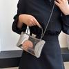 Transparent acrylic bag 2025 new European and American fashion bright diamond foreign style versatile women's chain dinner bag