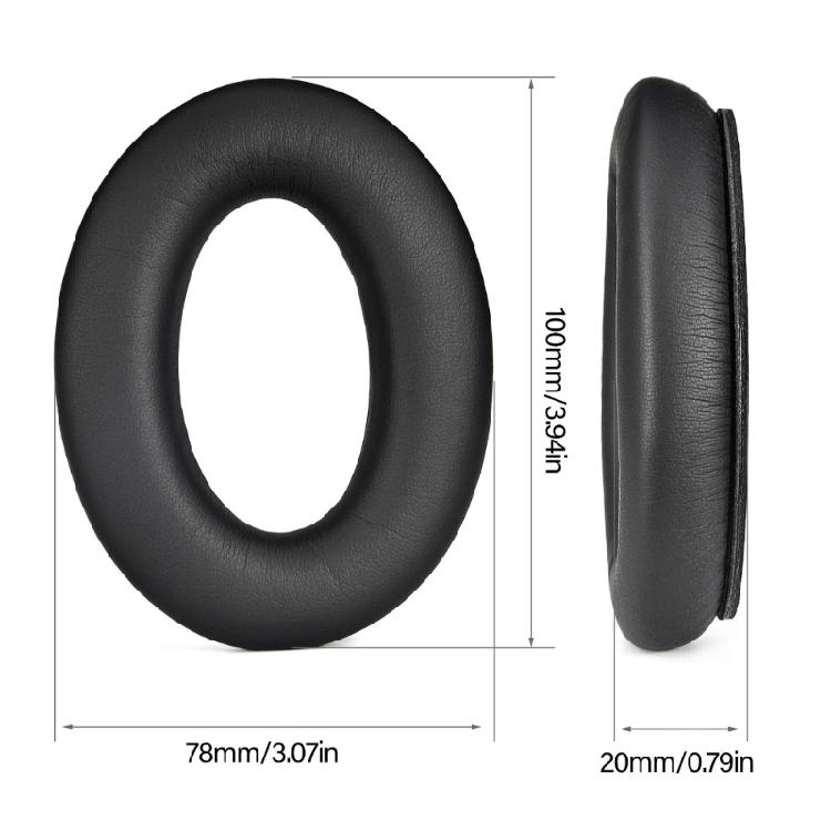 Replacement Ear Pads Headband for QC45 QC35 Wireless Headphones Easy to Install Quality Memory Foam Ear Cover Earmuff