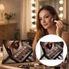 Durable Bohemian Makeup Bag Large Capacity Storage Cosmetic Pouch Soft Portable Storage Bag Women
