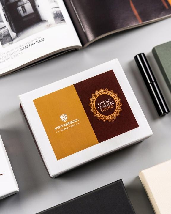 Cartera pequeña de cuero para mujer con sistema RFID - Peterson